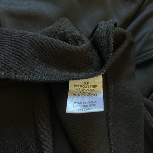 Alexia Admor Black Mini Surplus V-Neck Dress Size M - Picture 5 of 8